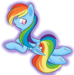 Size: 1024x1044 | Tagged: safe, artist:dusthiel, imported from derpibooru, rainbow dash, blushing, female, solo, tongue out