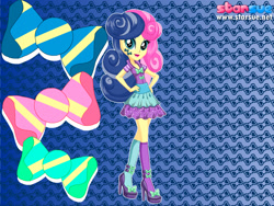 Size: 800x600 | Tagged: safe, artist:cg1995, imported from derpibooru, bon bon, sweetie drops, equestria girls, life is a runway, rainbow rocks