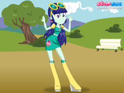 Size: 800x600 | Tagged: safe, artist:cg1995, imported from derpibooru, blueberry cake, equestria girls, background human