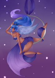 Size: 1240x1753 | Tagged: safe, artist:kittii-kat, imported from derpibooru, princess luna, human, armpits, dancing, female, humanized, solo