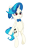 Size: 1200x1700 | Tagged: safe, artist:turtlefarminguy, imported from derpibooru, dj pon-3, vinyl scratch, pony, alternate hairstyle, bipedal, bowtie, female, solo, vinyl class