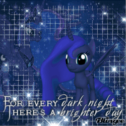 Size: 400x400 | Tagged: safe, imported from derpibooru, princess luna, 3d, 3d model, animated, blingee, exploitable meme, female, meme, seizure warning, solo