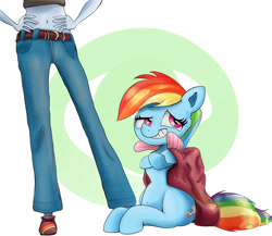 Size: 2376x2066 | Tagged: safe, artist:chrischin, imported from derpibooru, rainbow dash, equestria girls, belly button, clothes, human ponidox, jacket, midriff