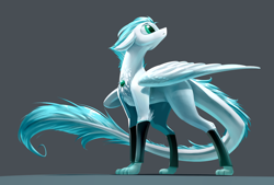 Size: 1748x1181 | Tagged: safe, artist:underpable, imported from derpibooru, oc, oc only, oc:patch, dracony, dragon, feathered dragon, hybrid, pony, solo