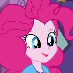 Size: 429x429 | Tagged: safe, imported from derpibooru, screencap, pinkie pie, equestria girls, cropped, female, solo