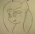 Size: 707x695 | Tagged: safe, artist:flutteriot, imported from derpibooru, fluttershy, female, monochrome, pencil, smiling, solo, traditional art