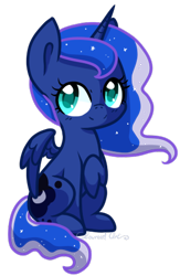 Size: 307x472 | Tagged: safe, artist:cloureed, imported from derpibooru, princess luna, chibi, cute, female, lunabetes, simple background, sitting, solo, sweet dreams fuel, transparent background