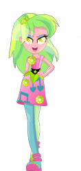 Size: 319x673 | Tagged: safe, artist:elita-loonka, imported from derpibooru, lemon zest, equestria girls, friendship games, life is a runway, rainbow rocks, alternate universe, female, solo