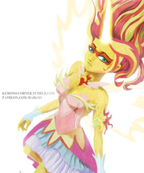 Size: 700x840 | Tagged: safe, artist:grissaecrim, artist:raikoh, imported from derpibooru, sunset shimmer, equestria girls, daydream shimmer, female, simple background, solo, white background