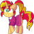 Size: 961x970 | Tagged: safe, artist:pastelhorses, imported from derpibooru, sunset shimmer, pony, unicorn, clothes, dress, female, solo