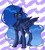 Size: 1280x1437 | Tagged: safe, artist:alhimchenko, imported from derpibooru, princess luna, female, folded wings, simple background, solo