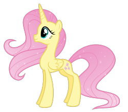 Size: 2797x2436 | Tagged: safe, artist:decprincess, imported from derpibooru, fluttershy, alicorn, pony, alicornified, female, fluttercorn, princess fluttershy, race swap, simple background, solo, transparent background, vector