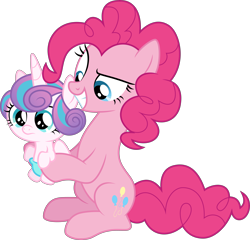 Size: 7939x7630 | Tagged: safe, artist:decprincess, imported from derpibooru, pinkie pie, princess flurry heart, the crystalling, .svg available, absurd resolution, simple background, transparent background, vector