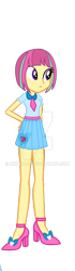 Size: 400x1433 | Tagged: safe, artist:airiana45, imported from derpibooru, sour sweet, equestria girls, friendship games, alternate universe, female, simple background, solo, transparent background, watermark