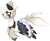 Size: 1618x1341 | Tagged: safe, artist:paintsplatter, imported from derpibooru, oc, oc only, oc:kossetsu, bird, bird pone, flying, male, solo