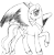Size: 1360x1389 | Tagged: safe, artist:deannaphantom13, imported from derpibooru, princess luna, female, lineart, monochrome, simple background, sketch, solo, transparent background