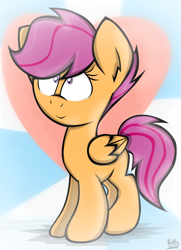 Size: 578x800 | Tagged: safe, artist:kristysk, imported from derpibooru, scootaloo, female, solo