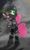 Size: 1024x1707 | Tagged: safe, artist:xphil1998, imported from derpibooru, pinkie pie, cloaker, clothes, crossover, female, gloves, helmet, night vision goggles, nightstick, parody, payday, payday 2, solo