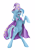 Size: 2894x4093 | Tagged: safe, artist:cluelesstuna, imported from derpibooru, trixie, pony, absurd resolution, bipedal, female, simple background, solo, transparent background