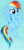 Size: 336x686 | Tagged: safe, imported from derpibooru, screencap, rainbow dash, tanks for the memories, animated, female, floating, raised hoof, solo