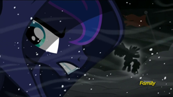 Size: 1920x1080 | Tagged: safe, imported from derpibooru, screencap, princess luna, spirit of hearth's warming yet to come, a hearth's warming tail, discovery family logo, epic