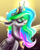 Size: 2000x2500 | Tagged: safe, artist:wingsterwin, imported from derpibooru, princess celestia, alicorn, pony, bust, eyes closed, female, floppy ears, horn jewelry, jewelry, portrait, solo