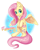 Size: 715x900 | Tagged: safe, artist:falldust, imported from derpibooru, fluttershy, chest fluff, ear fluff, female, flying, solo