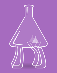 Size: 7457x9626 | Tagged: safe, artist:mikej, imported from derpibooru, oc, oc only, oc:earl n meyer, absurd resolution, badumsquish approved, erlenmeyer flask, flask, inanimate object, not salmon, ponified, wat, what has science done