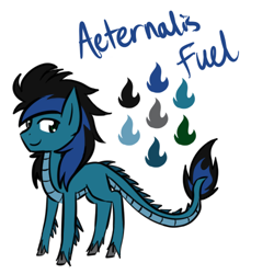 Size: 500x500 | Tagged: safe, artist:airidrawsstuff, imported from derpibooru, oc, oc only, oc:aeternalis fuel, dracony, hybrid, longma, chibi, reference sheet, solo