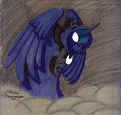 Size: 1600x1530 | Tagged: safe, artist:dracocrochet, imported from derpibooru, princess luna, spirit of hearth's warming yet to come, a hearth's warming tail, female, solo