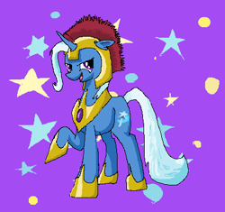 Size: 431x405 | Tagged: artist needed, safe, imported from derpibooru, trixie, pony, unicorn, armor, female, mare, solo