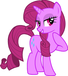 Size: 845x945 | Tagged: safe, artist:blah23z, imported from derpibooru, berry punch, berryshine, rarity, female, palette swap, recolor, solo