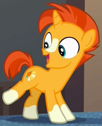 Size: 513x631 | Tagged: safe, imported from derpibooru, screencap, sunburst, pony, unicorn, the cutie re-mark, colt, colt sunburst, male, solo, younger