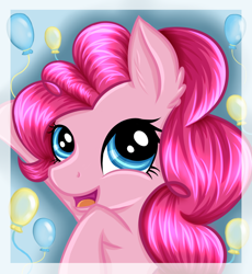 Size: 3760x4092 | Tagged: safe, artist:nuumia, imported from derpibooru, pinkie pie, absurd resolution, bust, female, portrait, solo
