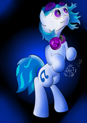 Size: 1280x1808 | Tagged: safe, artist:darkthemod, imported from derpibooru, dj pon-3, vinyl scratch, pony, unicorn, female, solo