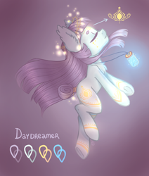 Size: 2200x2600 | Tagged: safe, artist:hawthornss, imported from derpibooru, oc, oc only, oc:daydreamer, earth pony, pony, cute, eyes closed, female, glow, glowing, reference sheet, solo, tattoo