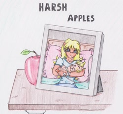 Size: 1208x1114 | Tagged: safe, artist:zoarenso, imported from derpibooru, applejack, ms. harshwhinny, anthro, comic:harsh apples, comic, harsh apples, mother and daughter