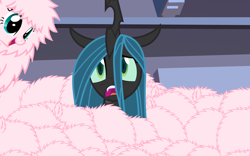 Size: 4802x3000 | Tagged: safe, artist:up1ter, imported from derpibooru, queen chrysalis, oc, oc:fluffle puff, absurd resolution, parody, star trek, tribble, xk-class end-of-the-world scenario