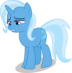 Size: 5054x5087 | Tagged: safe, artist:shutterflyeqd, imported from derpibooru, trixie, pony, unicorn, no second prances, absurd resolution, female, mare, photoshop, sad, simple background, solo, transparent background, vector