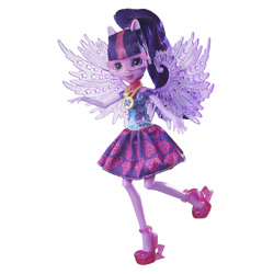 Size: 1000x1000 | Tagged: safe, imported from derpibooru, sci-twi, twilight sparkle, equestria girls, legend of everfree, clothes, doll, dress, female, gala dress, high heels, platform shoes, scitwilicorn, solo, toy