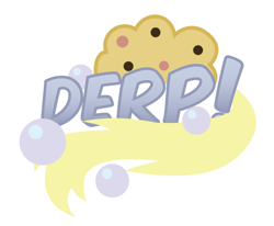 Size: 4139x3416 | Tagged: safe, artist:e-49, imported from derpibooru, derpy hooves, absurd resolution, derp, simple background, sticker, tail, text, transparent background, vector