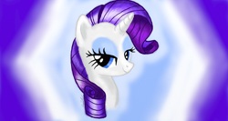 Size: 1366x728 | Tagged: safe, artist:gaelledragons, imported from derpibooru, rarity, bust, female, portrait, solo