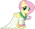 Size: 3600x3000 | Tagged: safe, artist:cheezedoodle96, imported from derpibooru, flutterholly, fluttershy, pegasus, pony, a hearth's warming tail, .svg available, clothes, cute, dress, female, folded wings, looking at you, mare, shyabetes, simple background, solo, svg, transparent background, vector, victorian, wings