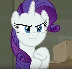 Size: 457x438 | Tagged: safe, imported from derpibooru, screencap, rarity, the saddle row review, angry, female, solo