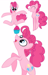 Size: 4500x7000 | Tagged: safe, artist:becauseimpink, imported from derpibooru, pinkie pie, absurd resolution, bubble berry, cupcake, food, rule 63, sketch, sketch dump, solo