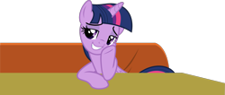 Size: 1803x767 | Tagged: safe, artist:keronianniroro, imported from derpibooru, twilight sparkle, alicorn, pony, the saddle row review, bedroom eyes, female, mare, simple background, sitting, solo, table, transparent background, twilight sparkle (alicorn), vector