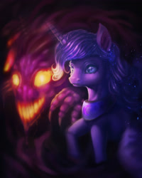 Size: 3000x3750 | Tagged: safe, artist:lmgchikess, imported from derpibooru, princess luna, nightmare forces