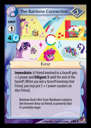 Size: 358x500 | Tagged: safe, imported from derpibooru, applejack, fluttershy, pinkie pie, rainbow dash, rarity, spike, twilight sparkle, ccg, enterplay, mane six, marks in time, merchandise, the muppets