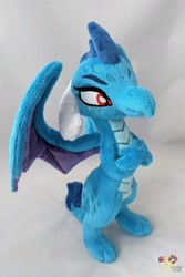 Size: 1280x1915 | Tagged: safe, artist:ketika, imported from derpibooru, princess ember, dragon, crossed arms, irl, photo, plushie, smiling, solo