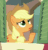 Size: 340x351 | Tagged: safe, imported from derpibooru, screencap, applejack, applejack's "day" off, animated, facehoof, female, solo
